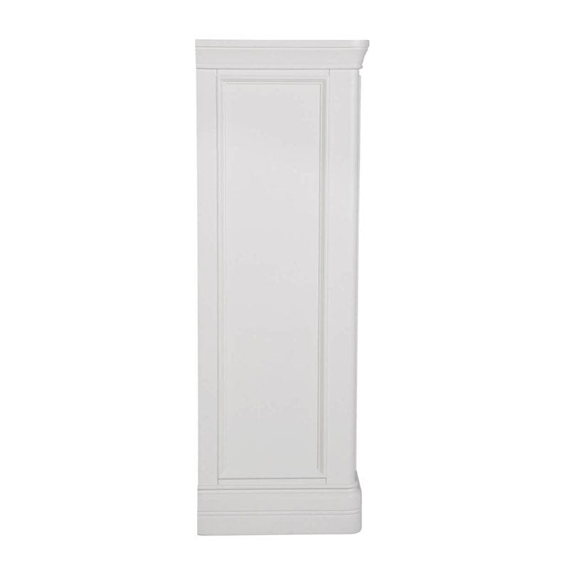 Louvre White Wooden 5 Drawer Tall Chest of Drawers Furniture 