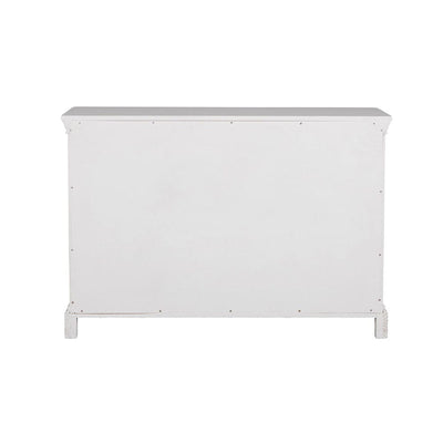 Louvre White Wooden 7 Drawer Chest Furniture 