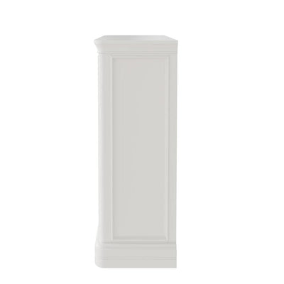Louvre White Wooden 8 Drawer Chest Furniture 