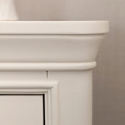 Louvre White Wooden Dressing Table Furniture 