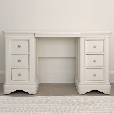 Louvre White Wooden Dressing Table Furniture 