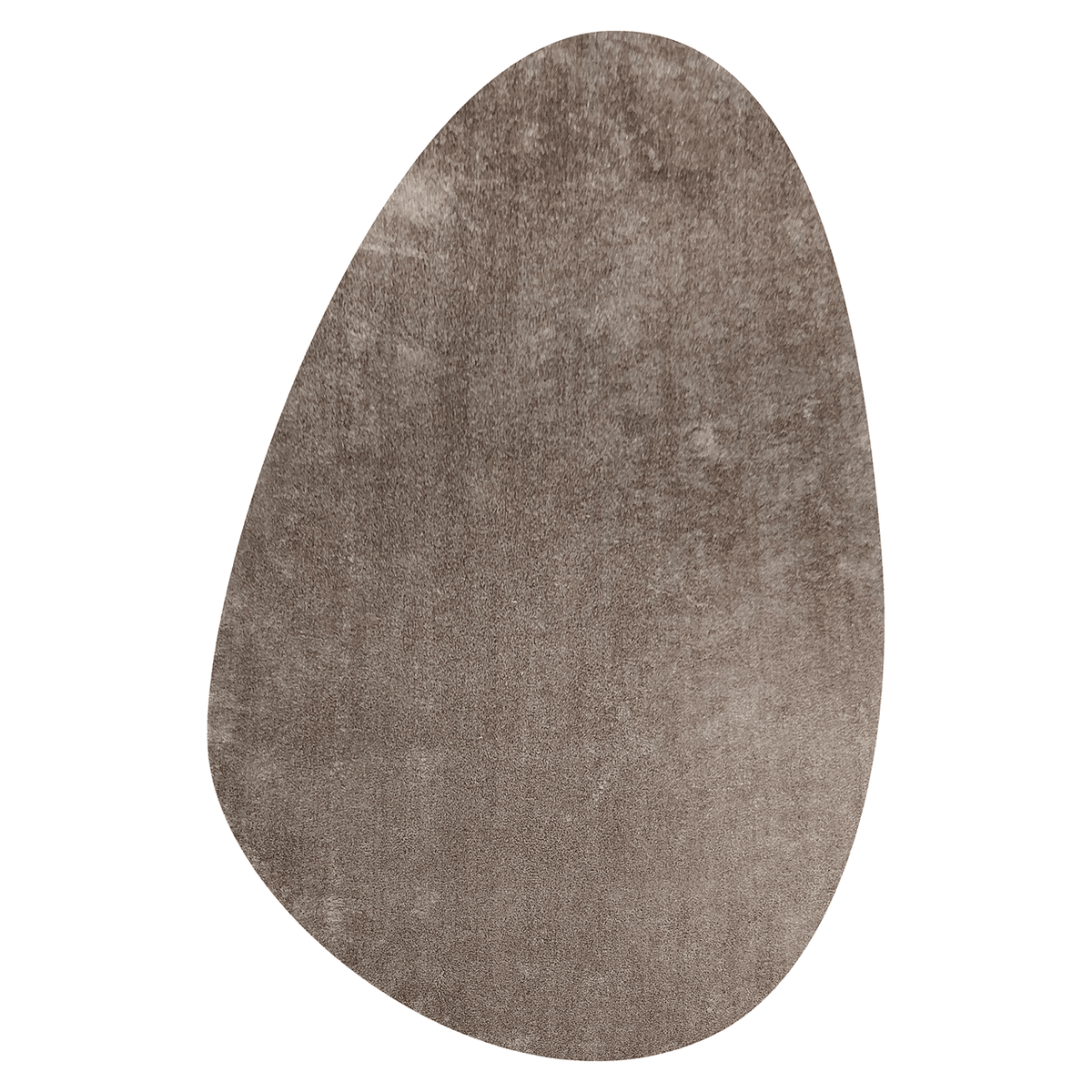 Lowen Luxury Brown Pebble Shaped Rug Textiles 