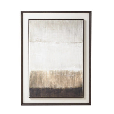 Lunebay Neutral Wall Art in Dark Wooden Frame Accessories 