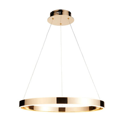 Lydia Gold Round LED Pendant Ceiling Light Lighting 