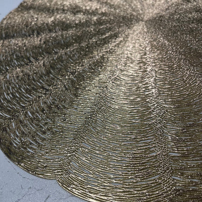 Lyra Gold Round Placemat Accessories 