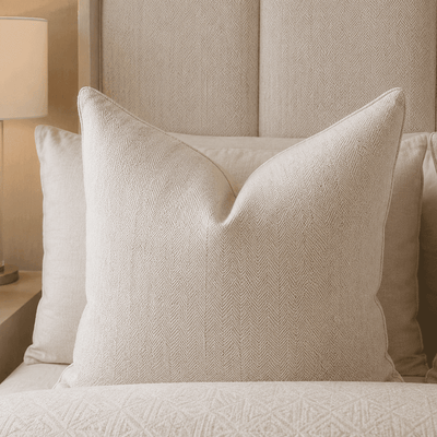 Malabar Natural Woven Cushion Cover - 50x50cm Textiles 