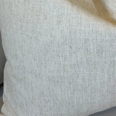 Malabar Natural Woven Feather Filled Cushion - 50x50cm Textiles 