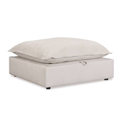 Mallow Coastal Weave 2 Seater Sofa with Storage Footstool Sofa 