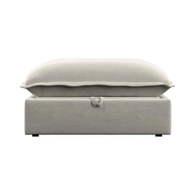 Mallow Coastal Weave Linen Storage Footstool Sofa 