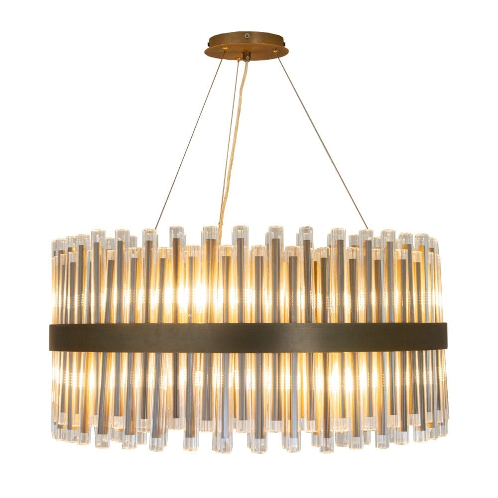 Maribelle Large Premium Gold Round Chandelier Lighting 