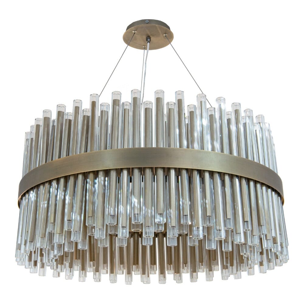 Maribelle Large Premium Gold Round Chandelier Lighting 