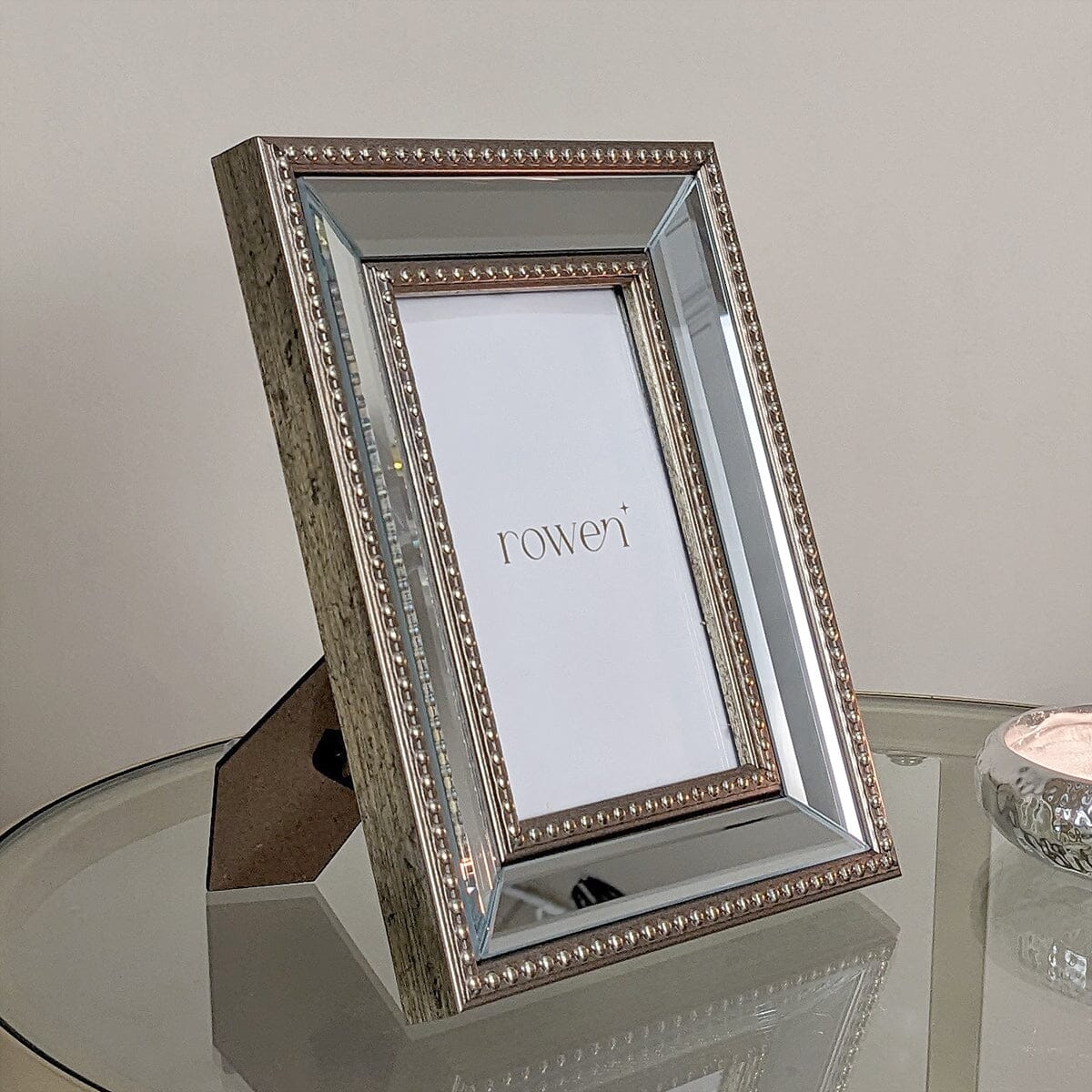 Marina Gold & Mirrored Photo Frame - 4x6" Accessories 
