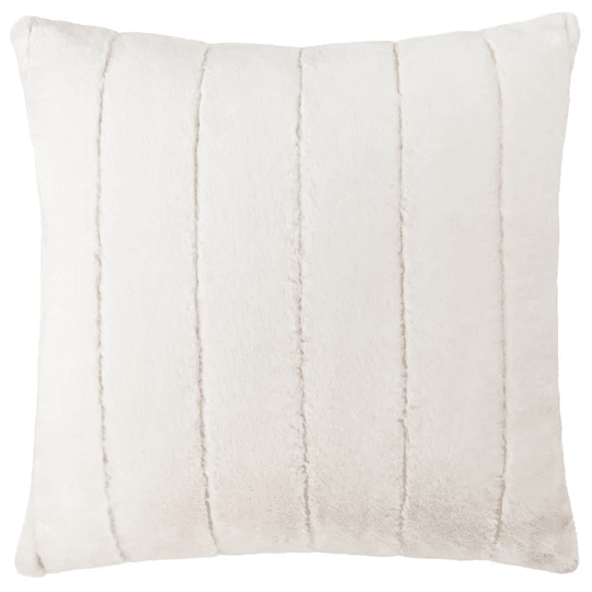 Marlowe Cream Faux Fur Cushion Cover - 45x45cm Textiles 