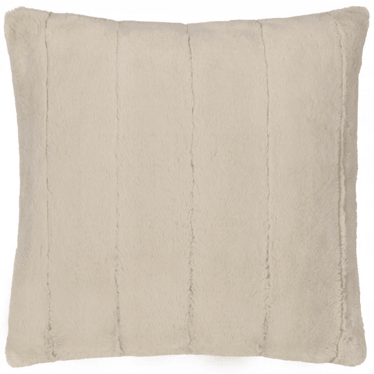 Marlowe Oatmeal Faux Fur Cushion Cover - 45x45cm Textiles 