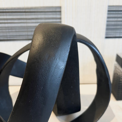 Marteli Decorative Black Knot Sculpture Accessories 