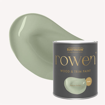 Matcha Sorbet Green Satin Wood & Trim Paint - 750ml Home Improvement 