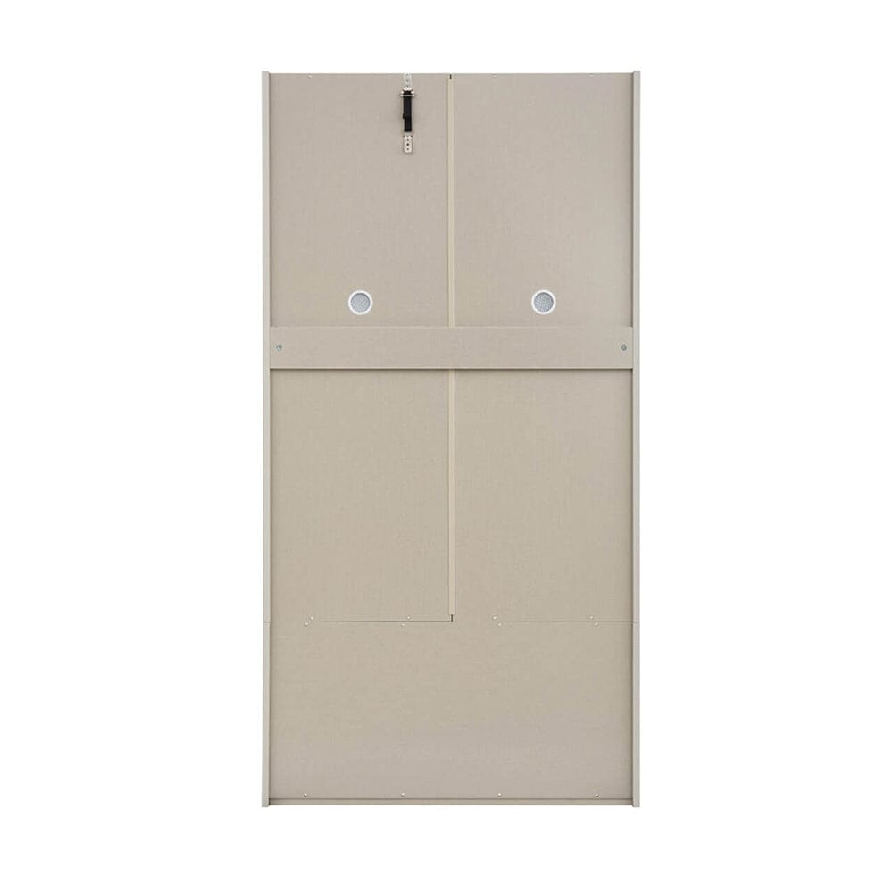 Maya Luxury Greige 2 Door 2 Drawer Wardrobe Furniture 