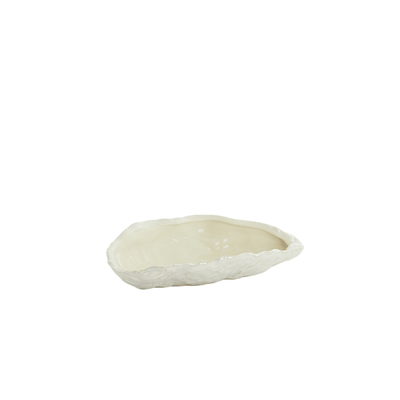 Maye Large Cream Pearl Decorative Dish Accessories 