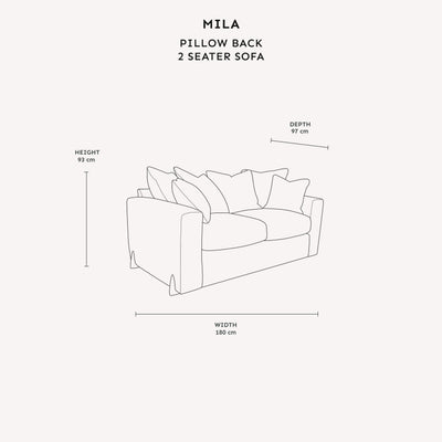 Mila Taupe Soft Textured Sofa Range with Gold Feet Sofa 2 Seater Pillow Back 