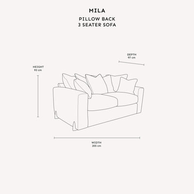 Mila Taupe Soft Textured Sofa Range with Gold Feet Sofa 3 Seater Pillow Back 