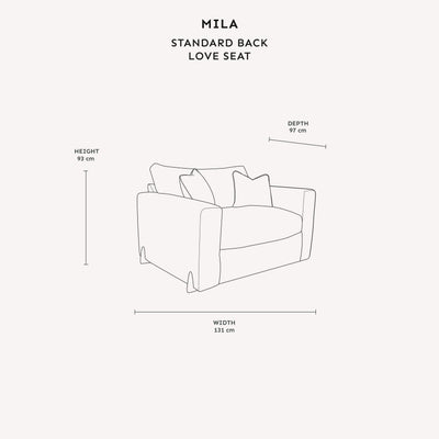 Mila Taupe Soft Textured Sofa Range with Gold Feet Sofa Love Seat N/A 