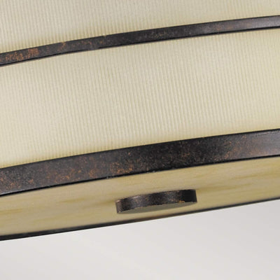 Millie Bronze 3 Light Semi-Flush Ceiling Light Lighting 
