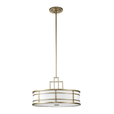 Millie Painted Brass 3 Light Pendant Ceiling Light Lighting 