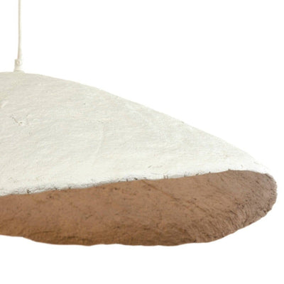 Montrose Large Cream & Antique Brass Organic Ceiling Light Lighting 