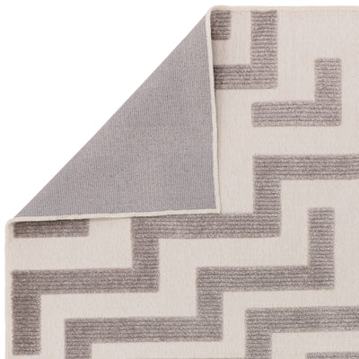 Morocco Grey & Cream Geometric Rug 