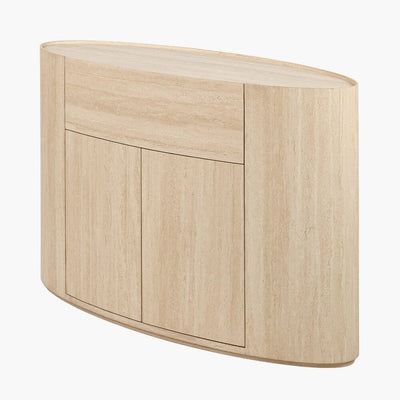 Moxin Travertine Effect 2 Door Sideboard Furniture 