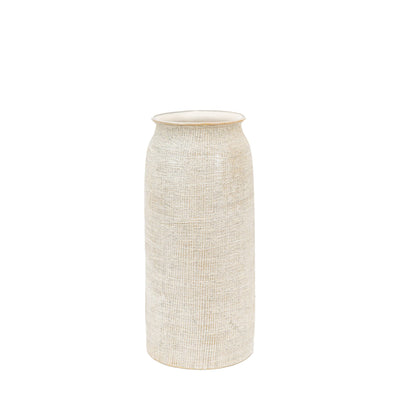 Mystic Large Textured Neutral Vase Accessories 