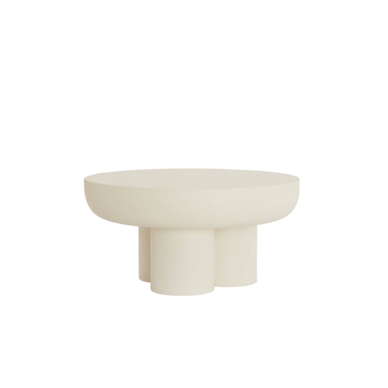 Nessina Cream Round Coffee Table Furniture 