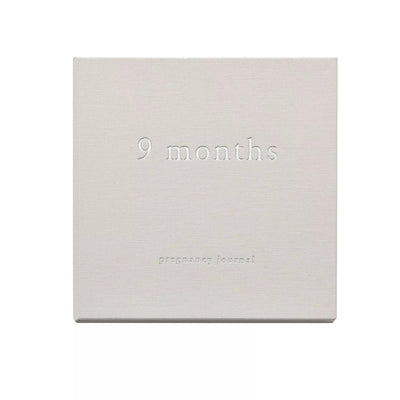 Neutral '9 Months' Pregnancy Journal Nursery 