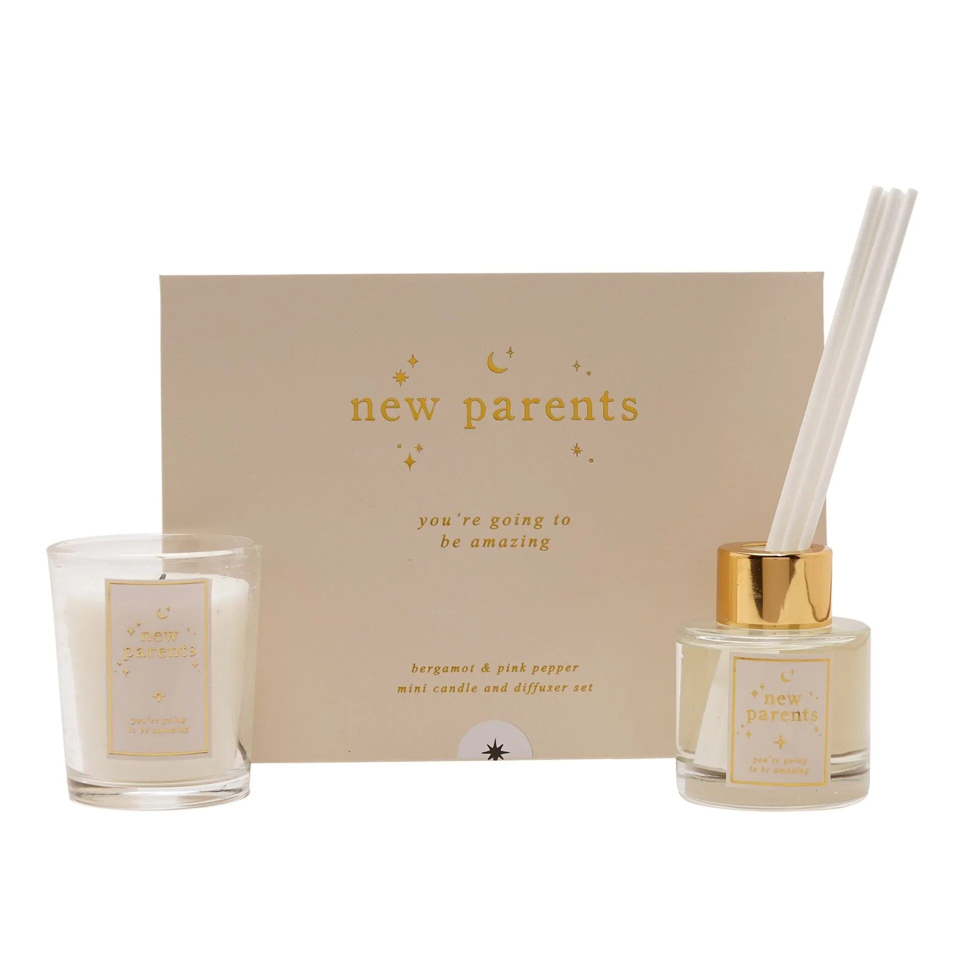 New Parents Mini Candle & Diffuser Gift Set Fragrance 