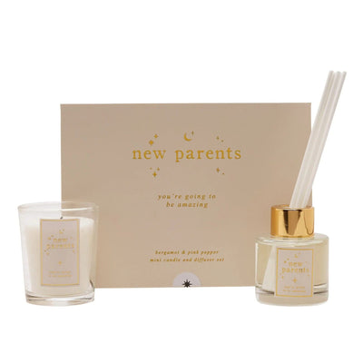 New Parents Mini Candle & Diffuser Gift Set Fragrance 