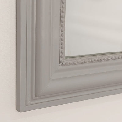 Newark White Arched Overmantle Mirror Accessories 