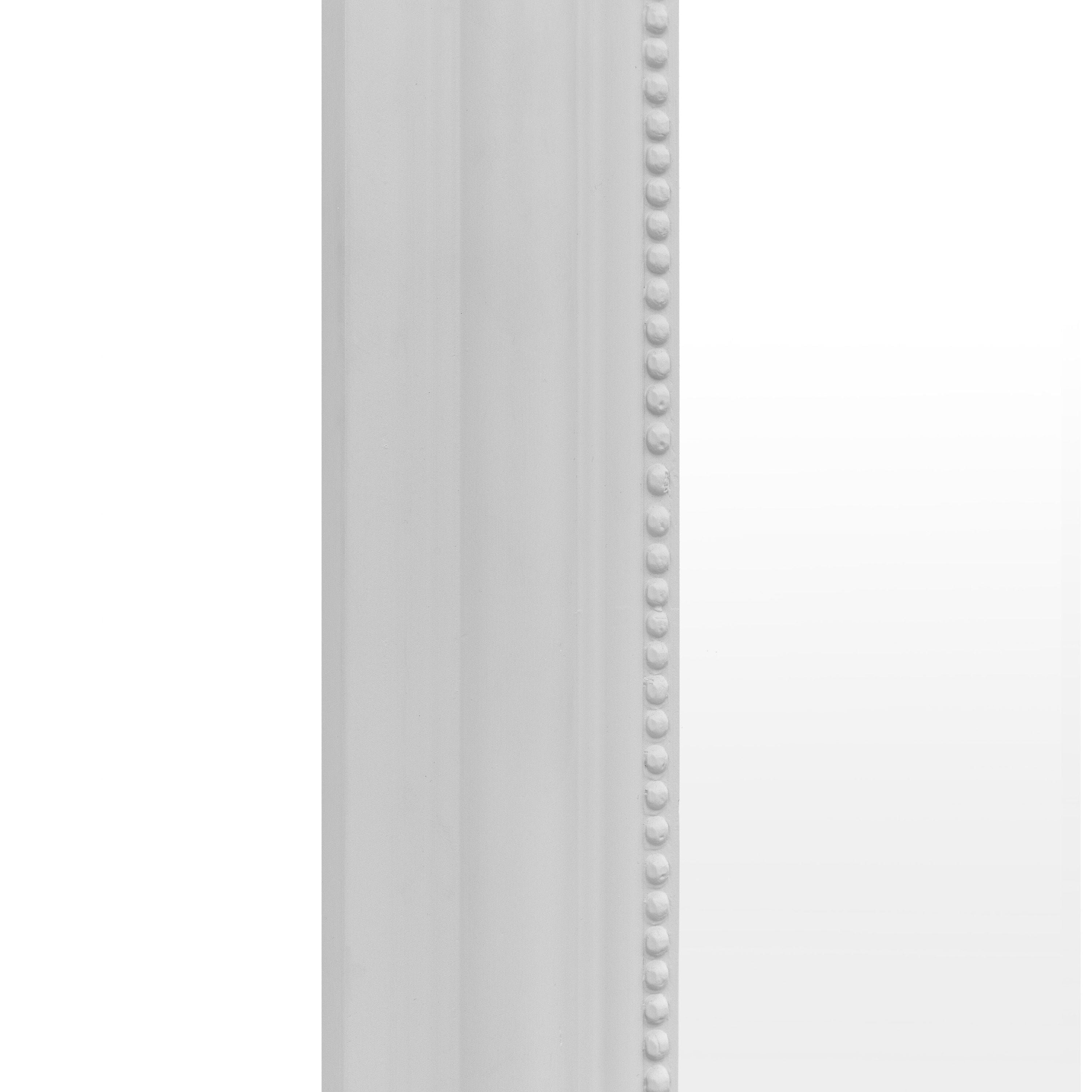 Newark White Arched Overmantle Mirror Accessories 