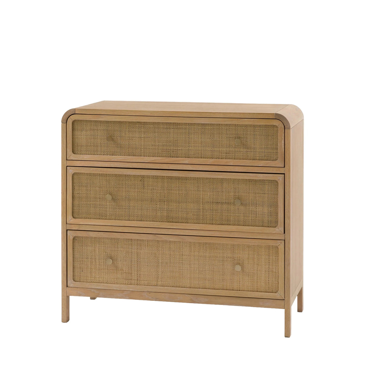 Nook Natural Rattan 3 Drawer Chest Furniture 