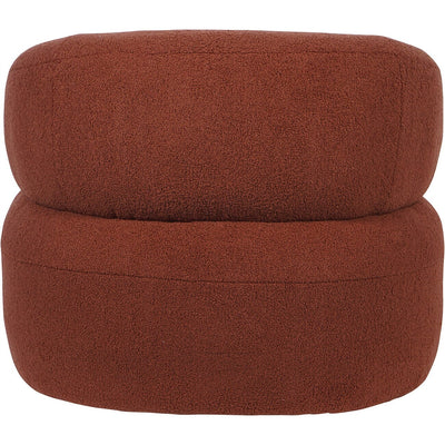 Nyra Terracotta Boucle Accent Chair Furniture 