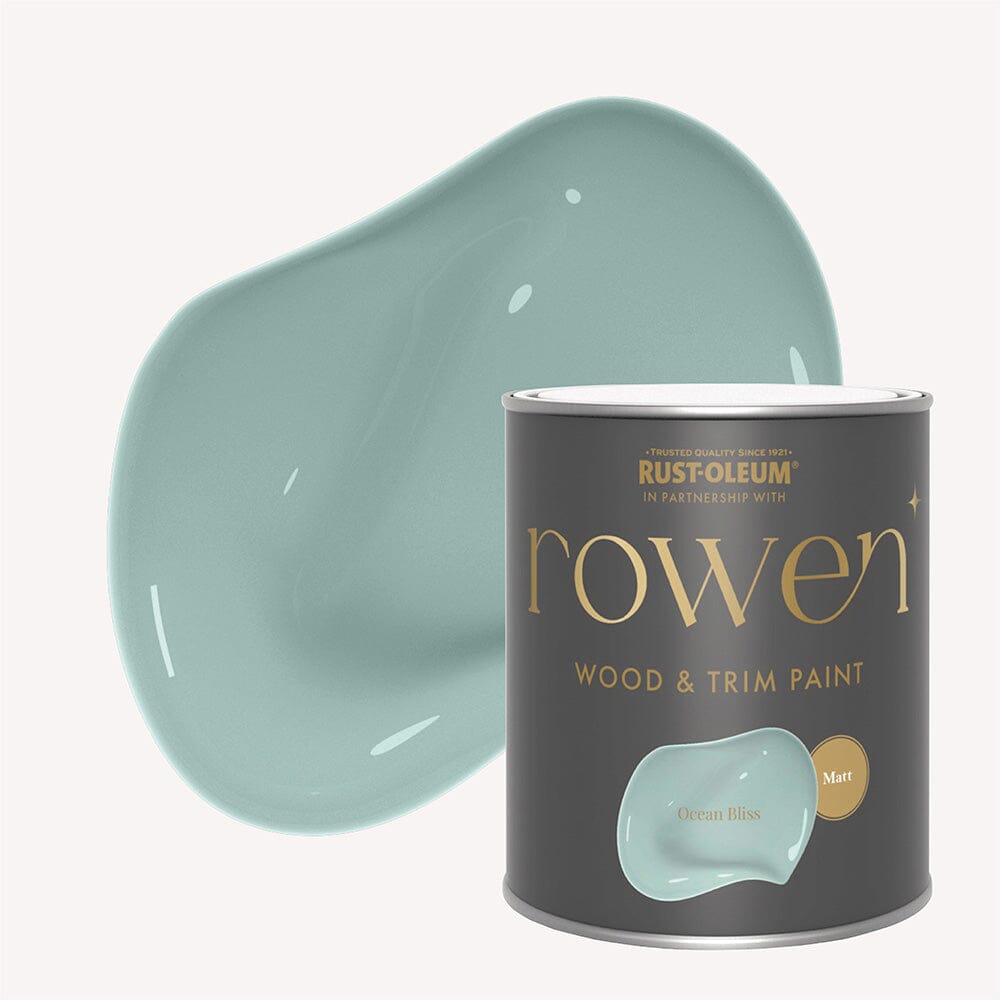 Ocean Bliss Blue Matt Wood & Trim Paint - 750ml Home Improvement 