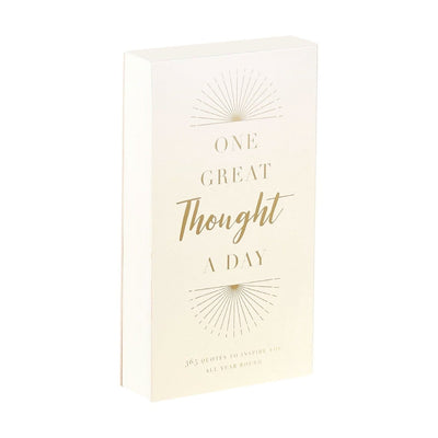 One Great Thought a Day Lined Notebook with Quotes Accessories 