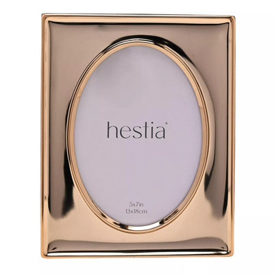Otium Gold Oval Cut Out Photo Frame - 5x7" Accessories 