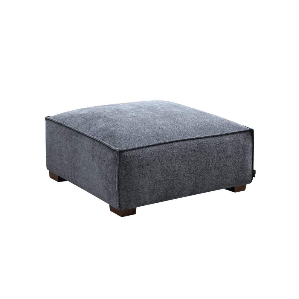 Ottilie Charcoal Boucle Footstool Sofa 