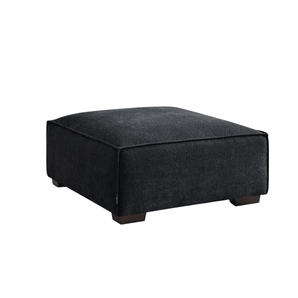 Ottilie Midnight Boucle Footstool Sofa 