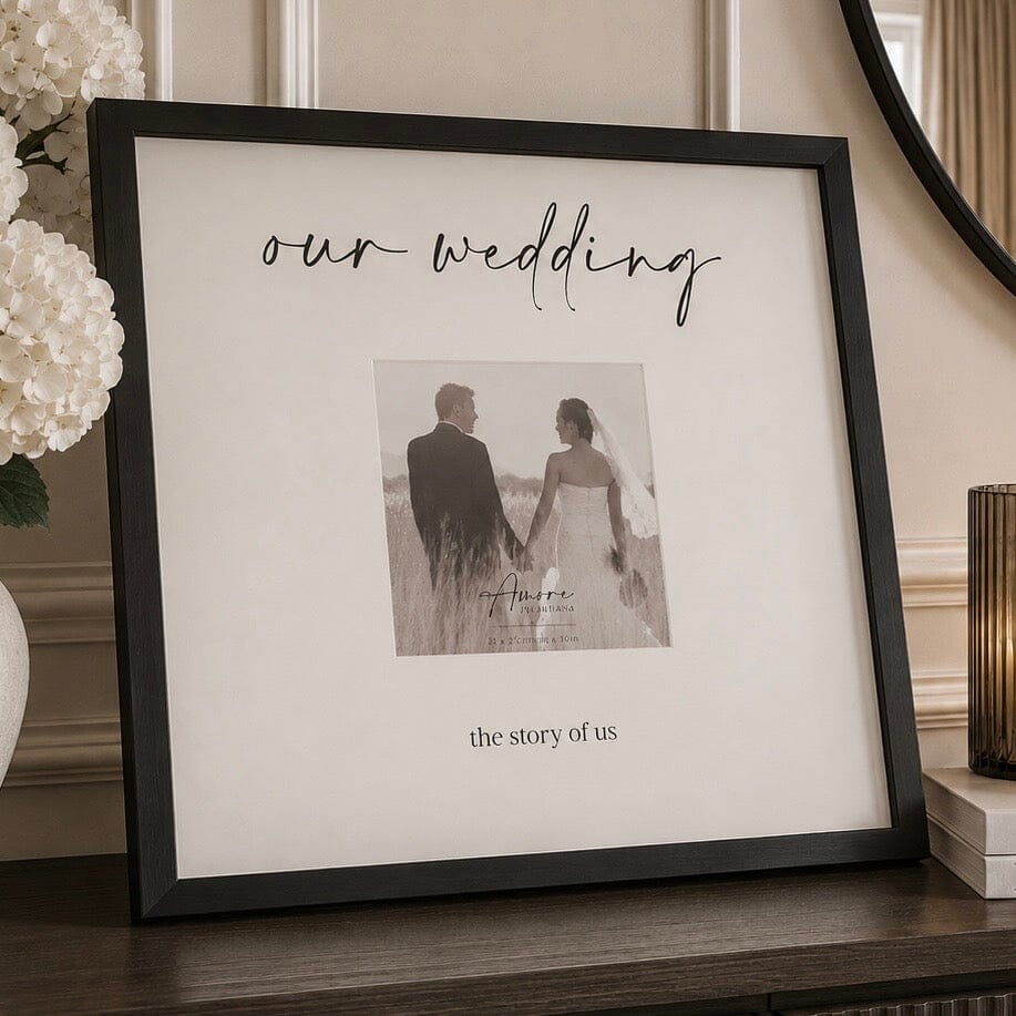 'Our Wedding' Black Photo Frame Accessories 