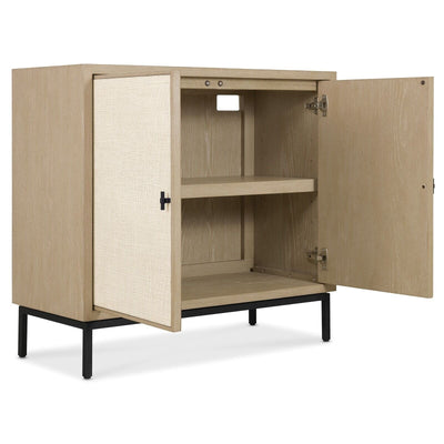 Paradigm Light Oak & Linen 2 Door Sideboard Furniture 