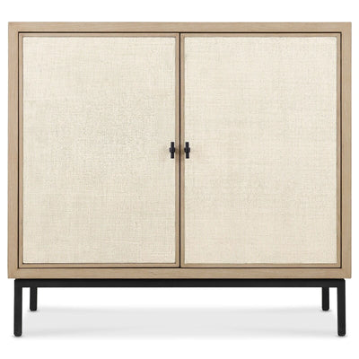 Paradigm Light Oak & Linen 2 Door Sideboard Furniture 