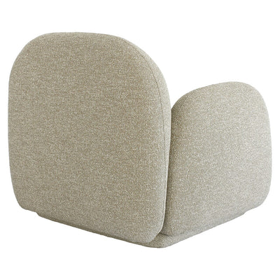 Pax Beige Woven Curved Accent Chair Furniture 