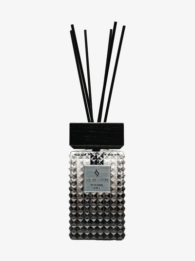 Persian Spice Petite Black & Silver Luxury Reed Diffuser - 150ml Fragrance 