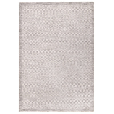 Pigalle Greige Checkerboard Rug 
